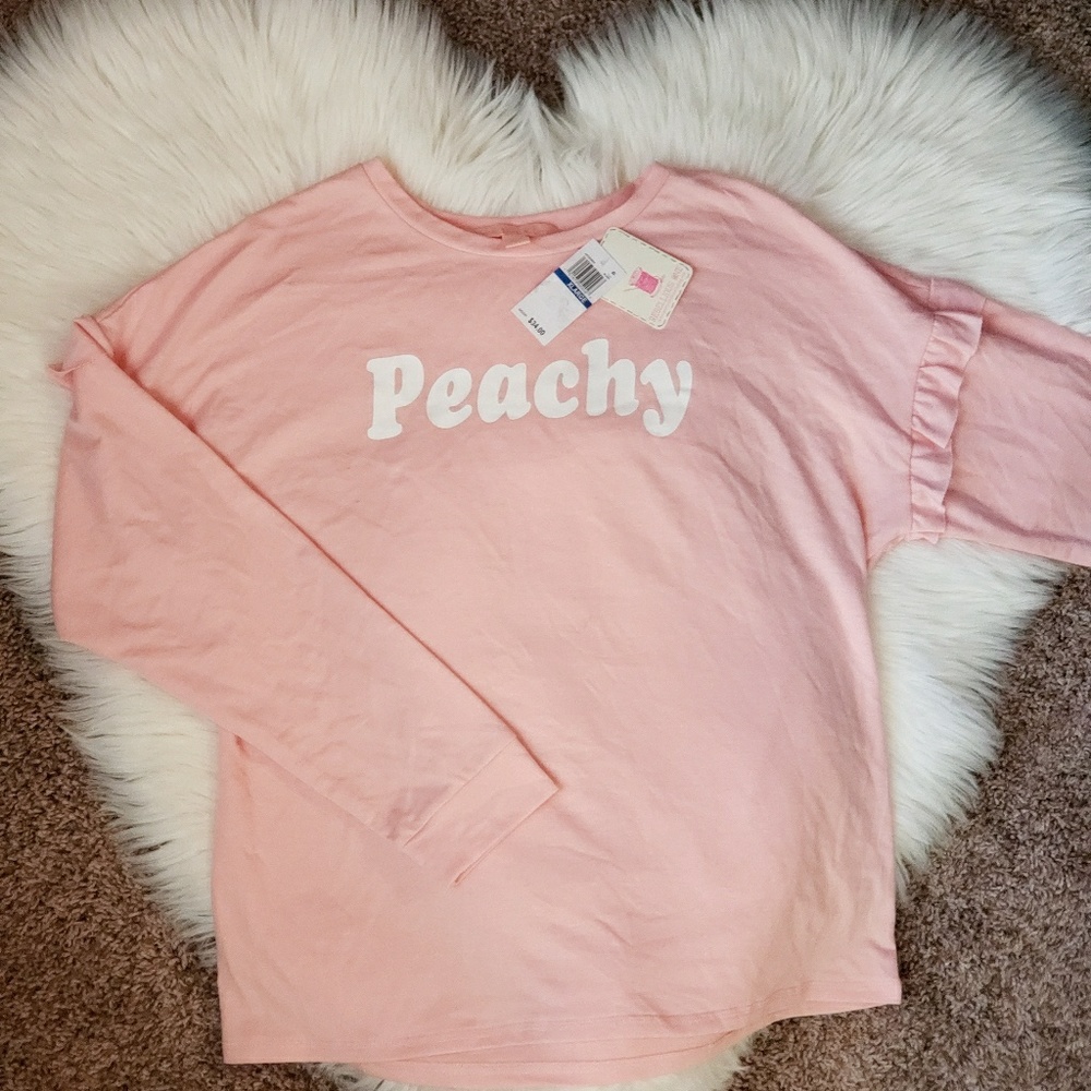 Long sleeve shirt in color pink